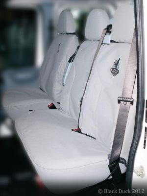 Black Duck™ Canvas Seat Covers offer maximum seat protection for your Ford Transit Van