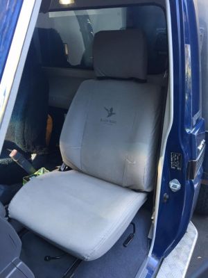 Black Duck Grey Canvas fitted to a Landcruiser Single Cab Ute GXL