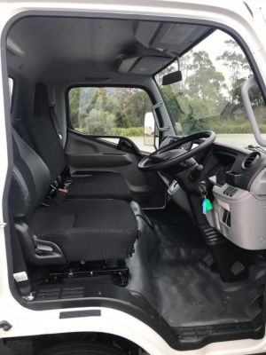 Black Duck Canvas Seat Covers offer maximum protection to the seats in your Fuso Canter 615, 715, 815 & 918  WIDE CAB - single cabs and dual cab trucks