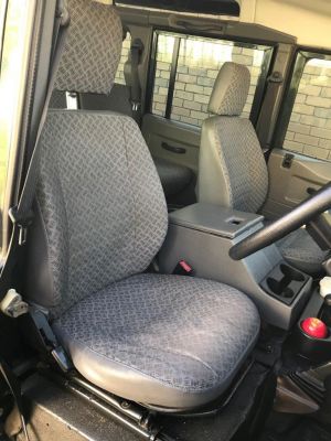 Black Duck™ Canvas Seat Covers offer maximum seat protection for your Landrover Defender (01/1993 - 2007)