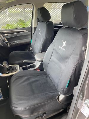 T60 Dual Cab - FRONT PASSENGER SEAT COVER ONLY - Black Duck® SeatCovers - to suit LDV T60 Dual Cab 2017, 2018, 2019 onwards