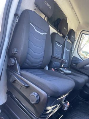 Black Duck Canvas or 4ELEMENTS Seat Covers to suit 6th GENERATION IVECO  DAILY VAN / 4X2, 4X4 CAB CHASSIS / 4X2,4X4 DUAL CAB CHASSIS.