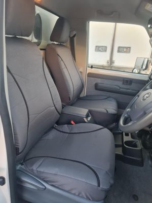 KAKADU POLY CANVAS SEAT COVERS offer MAXIMUM protection for the seats in your LANDCRUISER 79 series VDJ79R SINGLE CABKAKADU POLY CANVAS SEAT COVERS offer MAXIMUM protection for the seats in your LANDCRUISER 79 series VDJ79R SINGLE CAB