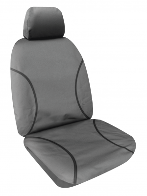 Miller Canvas supply TOUGH AFFORDABLE TRADIES CANVAS SEAT COVERS - to suit TOYOTA HIACE