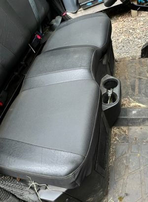 570 RANGER SP POLARIS UTV 2014 onwards (2 piece bench seat)   Heavy Duty Canvas Seat Cover.
NOTE THE CUP HOLDERs