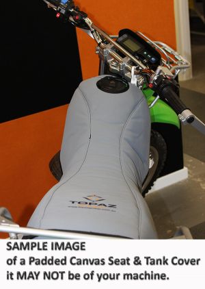  All-in-One Padded Canvas Seat and Tank Cover to suit HONDA CRF205F