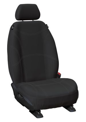 Black with Silver Stitching GETAWAY NEOPRENE SEAT COVERS