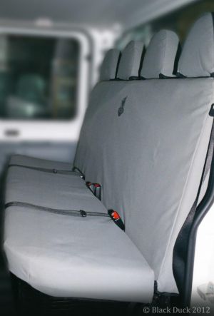 Black Duck™ Canvas Seat Covers offer maximum seat protection for your Ford Transit Crew Van.