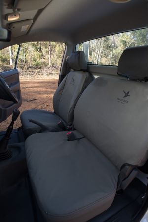 Black Duck Seat Covers suitable for Toyota Hilux Single Cab