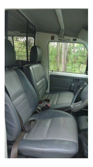 Black Duck Seat Covers suitable for Toyota Troopy 78 series - VDJ78 Workmate till 07-2009 LC791T