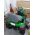 Heavy Duty Canvas Seat Covers to suit John Deere Ride On Mowers including X350 and X570  rear view of actual cover.