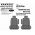 KAKADU CANVAS SEAT COVERS to suit FRONT SEATS LDV G10  VANS - (2, 7 & 9 SEAT)
