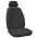 CHARCOAL GREY - EXPLORER - PREMIUM | FOAM BACKED | CANVAS SEAT COVERS suitable for TOYOTA HILUX from 10/2015 - current model