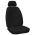 BLACK - EXPLORER - PREMIUM | FOAM BACKED | CANVAS SEAT COVERS suitable for TOYOTA HILUX from 10/2015 - current model