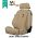 Black Duck SeatCovers Suitable for TOYOTA PRADO 250  - LIGHT SAND CANVAS.