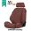 Black Duck SeatCovers Suitable for TOYOTA PRADO 250  - MARROON CANVAS