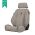 Black Duck® SeatCovers - Fronts and Rear - Toyota Landcruiser 70 SERIES VDJ76 - WORKMATE & GXL 4-DOOR WAGON 11/2023 onwards current model.