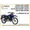 Australian Made ALL-IN-ONE Padded Canvas - Seat and Tank Cover to suit YAMAHA AG 125 from 2017 onward.