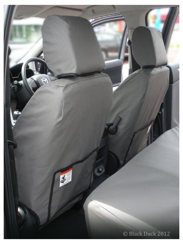 BLACK DUCK SEAT COVERS suitable for NAVARA D23 NP300 DX/RX/SL/ST/STX